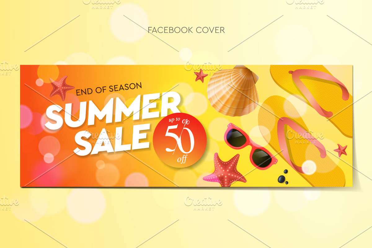 Summer Sale Social Media Kit, a Templates & Theme by PREMIUMVECTOR (Photo 4 of 4)