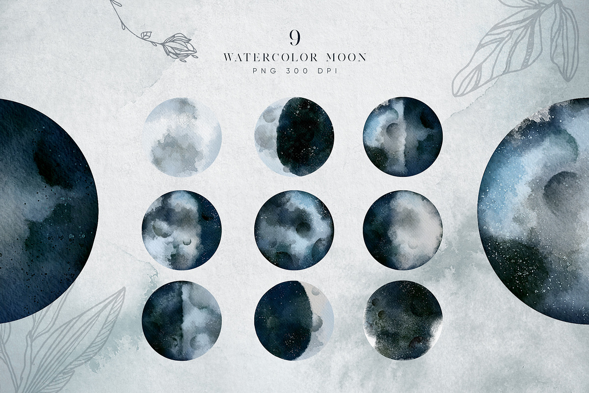 Lunare. Mysterious Graphic Set, an Animal Illustration by Muse Artist (Photo 3 of 16)