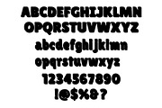 chunk vintage cute display font, a Sans Serif Font by nicollr's store (Thumbnail 3 of 3)