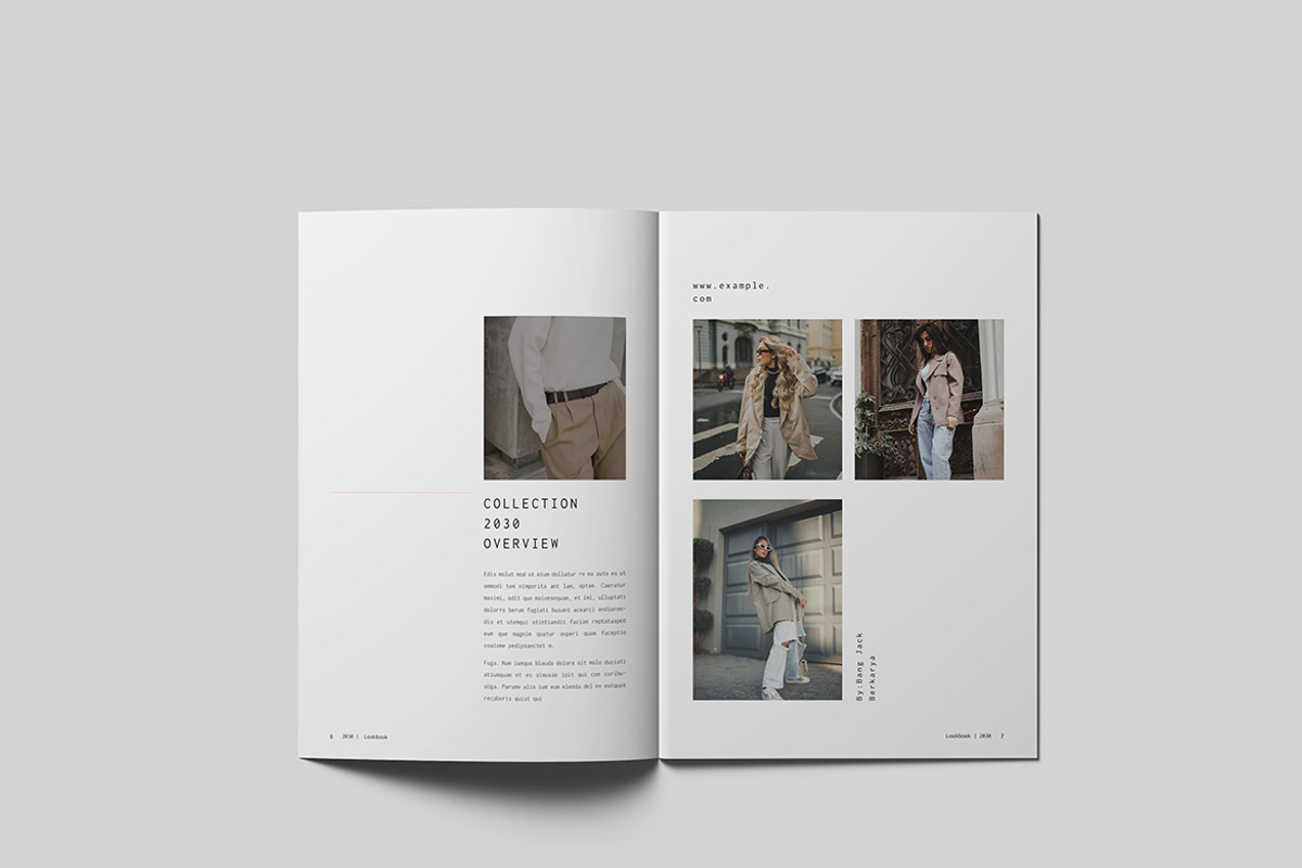 Fashion Lookbook Template, a Brochure Template by Alhaytar (Photo 4 of 12)