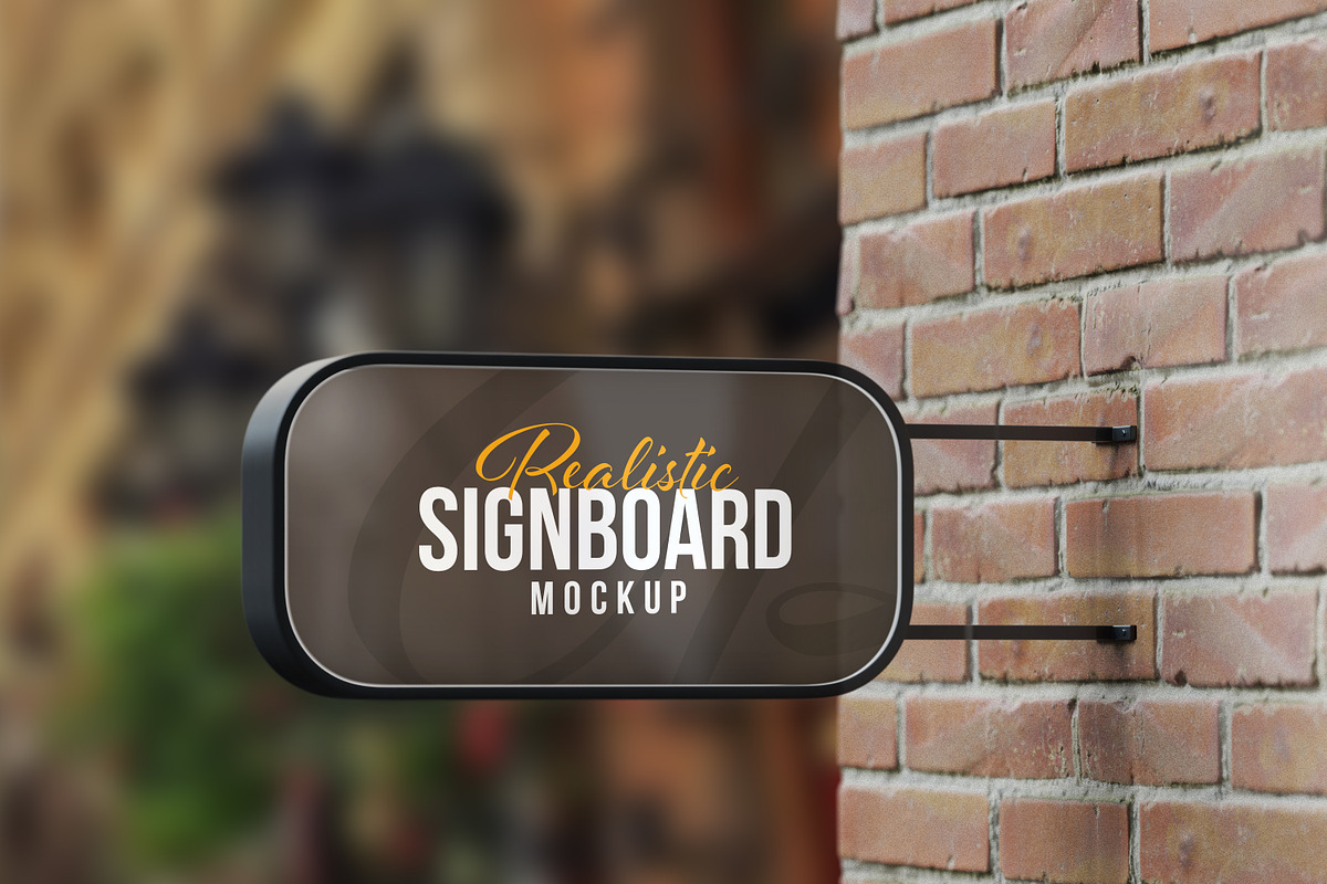 Realistic Signboard Mock-up, a Product Mockup by Propex (Photo 6 of 9)