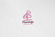 Flamingo Sea Food Logo, a Branding & Logo Template by Martin-Jamez (Thumbnail 3 of 4)