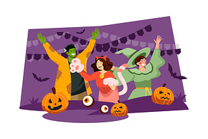 M538_ Halloween Illustration