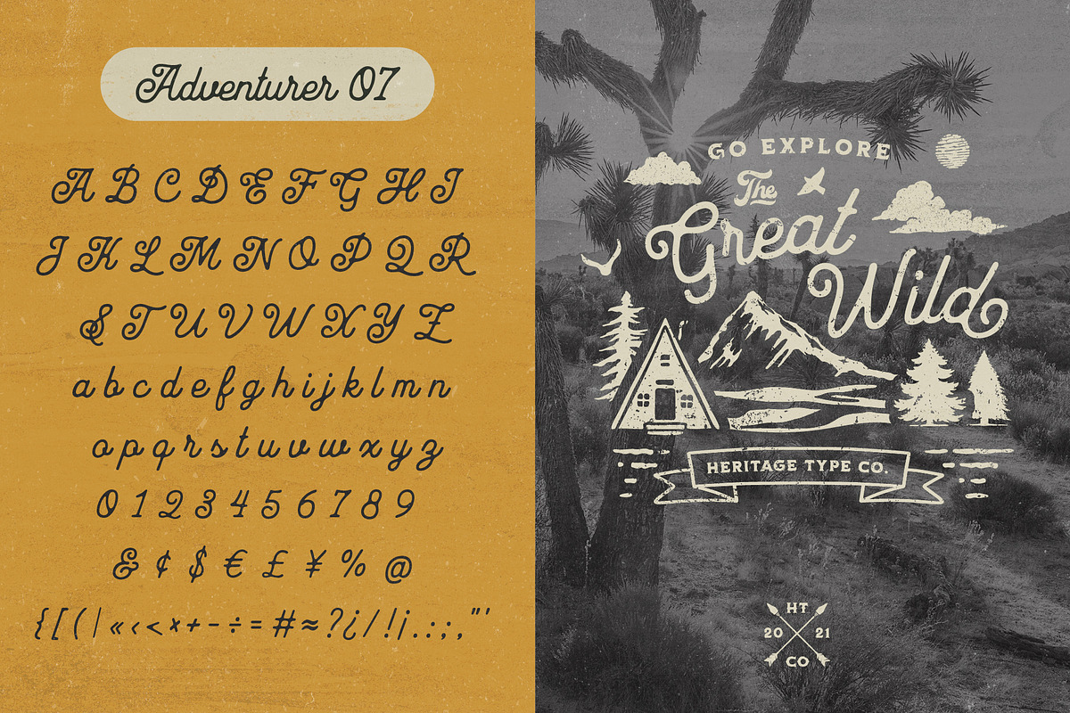 Great Adventurer Font Bundle, a Font by Heritage Type Co. (Photo 11 of 16)