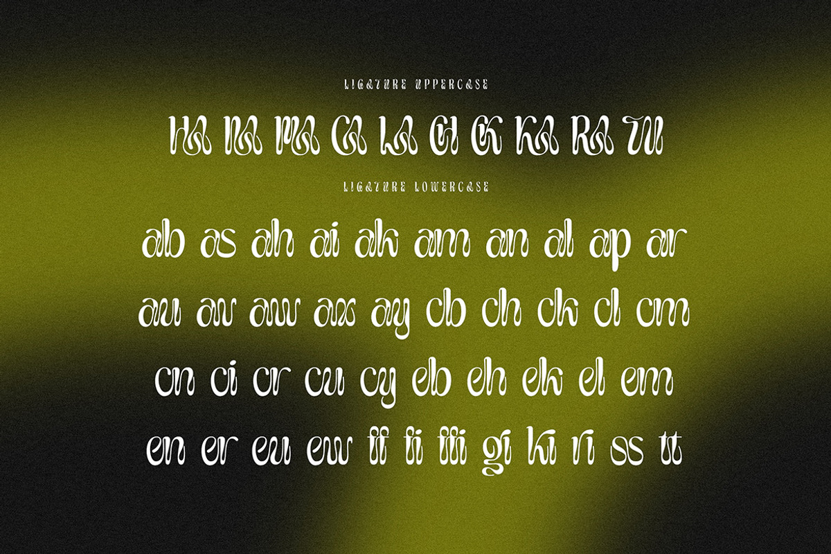 Amribail Groovy Retro Font, a Sans Serif Font by Cruzine (Photo 7 of 9)