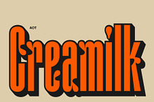 AOT Creamilk Playful Condensed Font