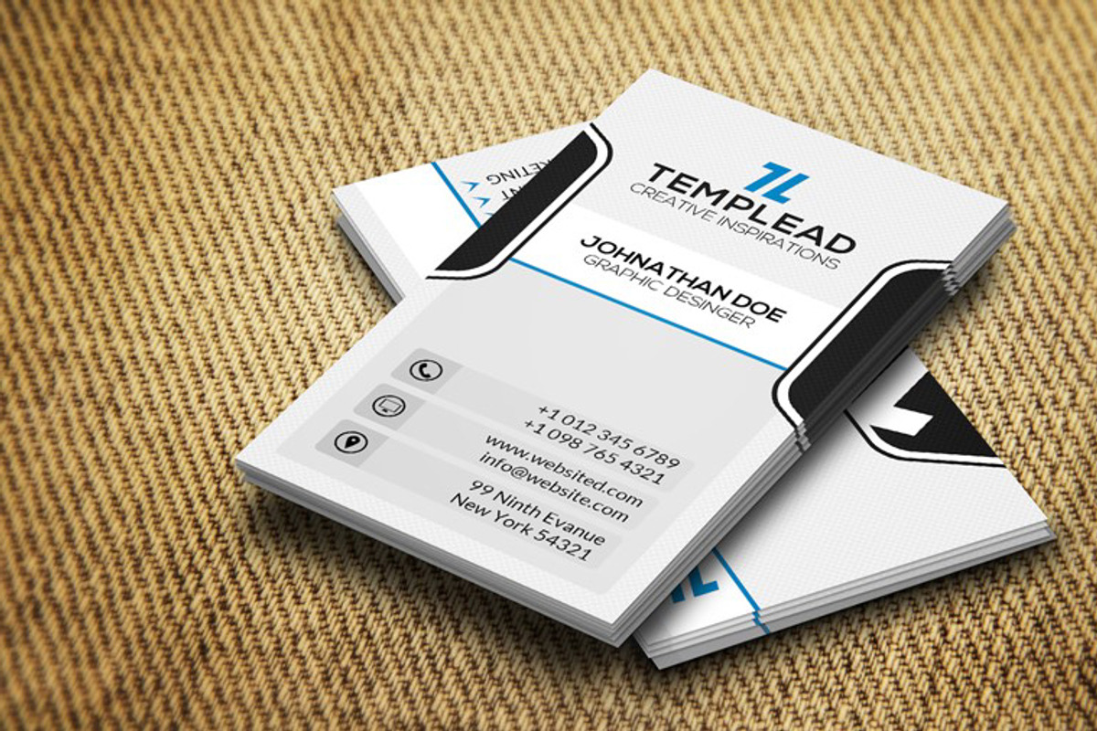 Corporate Business Card CM089, a Business Card Template by annozio (Photo 3 of 4)
