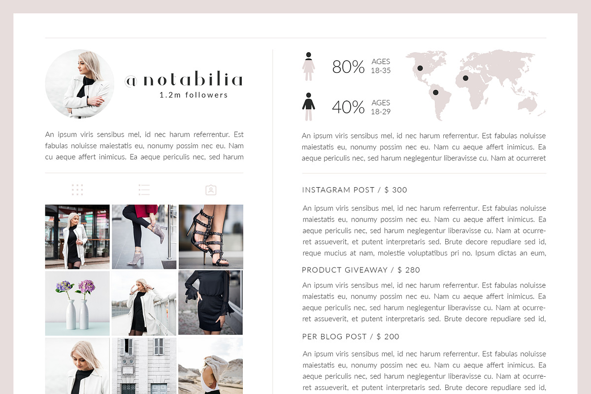 Media Kit - 5 Page, a Stationery Template by Eesome Design Studio (Photo 15 of 17)