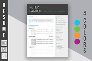 Resume Template Peter Parker