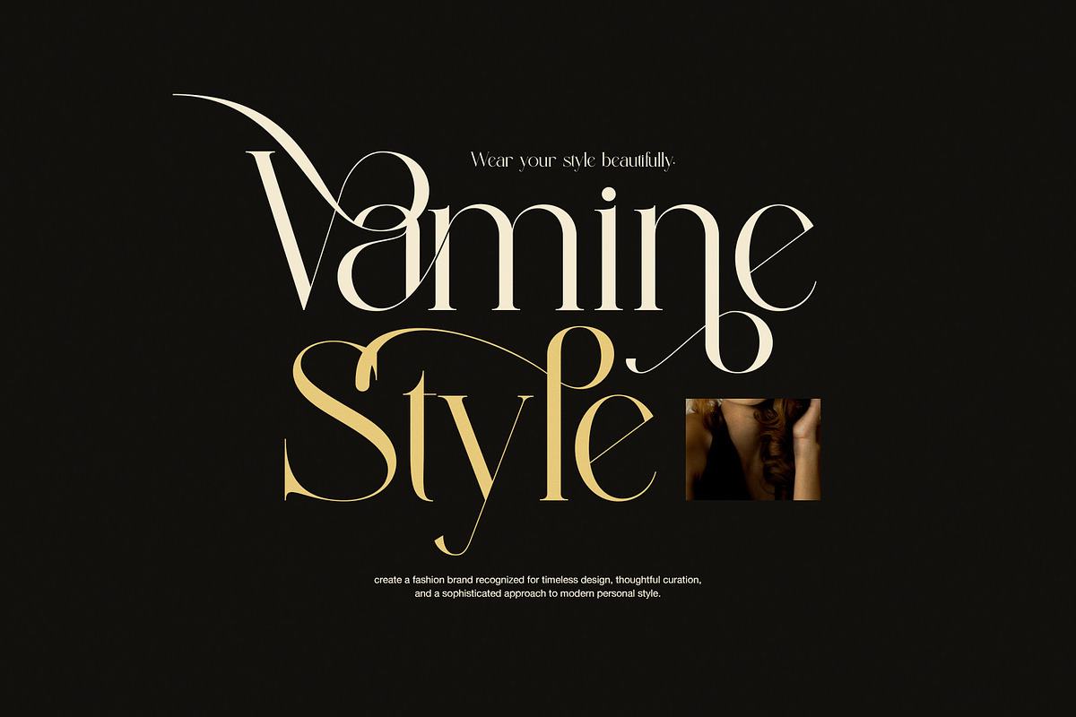 Rinda Luxury Serif Display Font, a Serif Font by Perfectype (Photo 5 of 8)