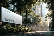 Urban Garden Digital Screen Mockup, a Mockup by Northink (Thumbnail 1 of 2)