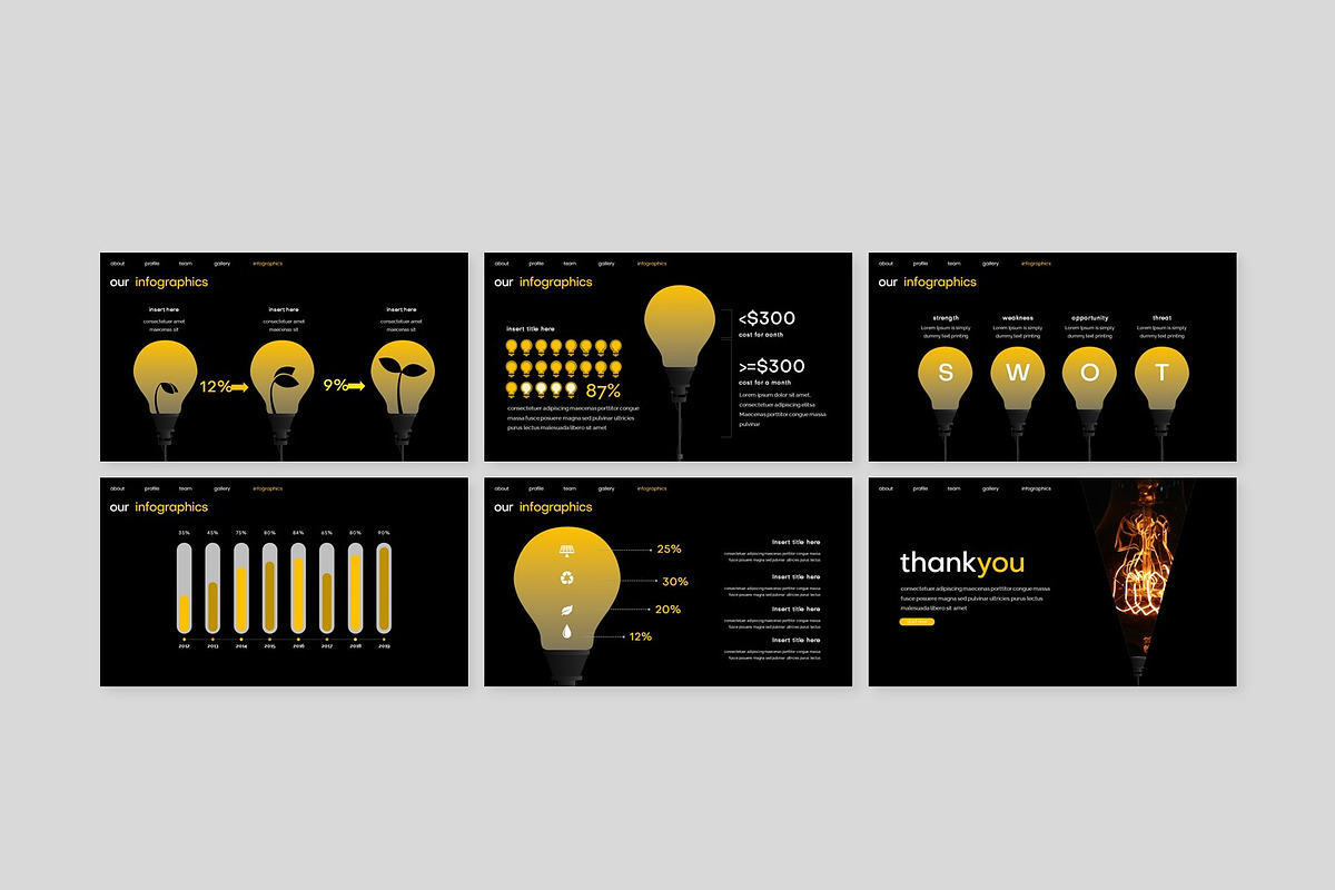 Spotlight - Google Slides Template, a Presentation Template by inspirasign