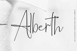 Alberth - Elegant Signature Script