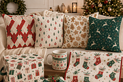 Christmas Seamless Patterns, a Decorative Illustration by HeavensStar (Thumbnail 3 of 8)