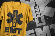 EMT - T-Shirt Design, a Healthcare Illustration by artnook (Thumbnail 4 of 6)