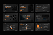 Modern Business PowerPoint Template, a Presentation Template by Iqsiart Studio (Thumbnail 2 of 3)