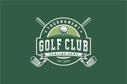 Golf logo vector template design, a Branding & Logo Template by jundio studio
