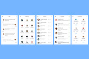 Chat, Message, Following Contact App, an App Template by nagaredesignstudio (Thumbnail 2 of 2)