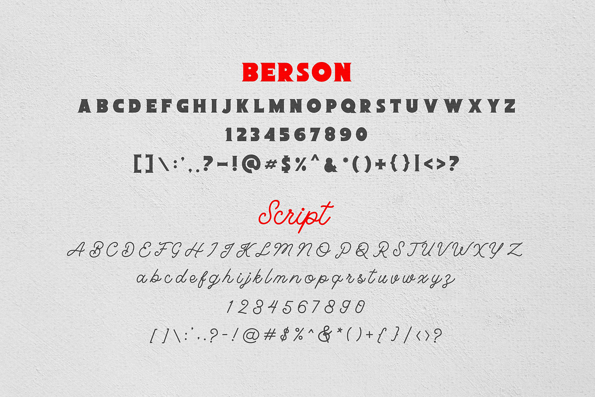 Berson Font Duo + Bonus preview 6