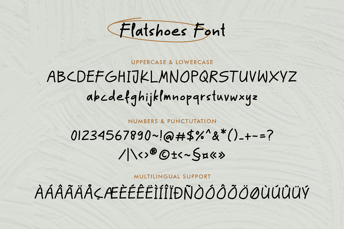 Flatshoes - Handwritten Font, a Handwritten Font by Weape Studio (Photo 5 of 11)