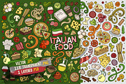 Italian Food Objects & Symbols Set, an Object Graphic by BALABOLKA (Thumbnail 2 of 4)