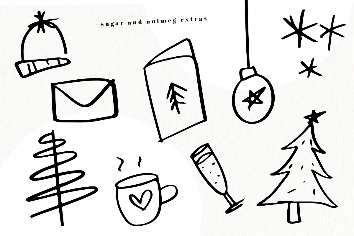 Sugar and Nutmeg - Handwritten Font preview 6