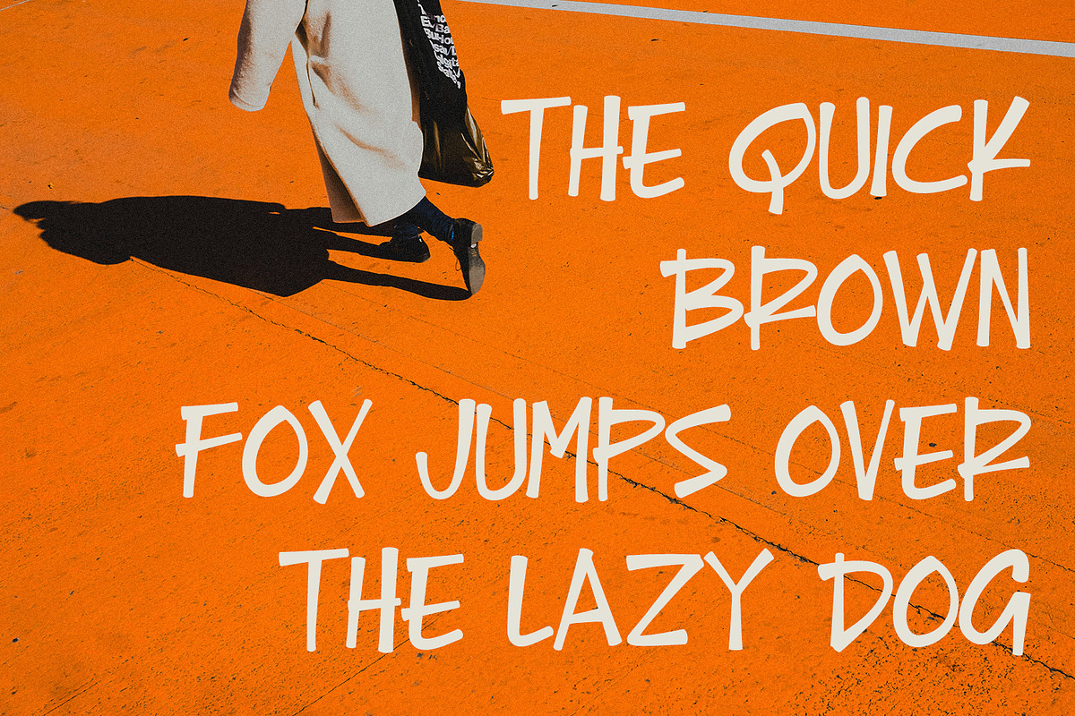 Baquan Starlay Font Handmade Style, a Sans Serif Font by Maulana Creative (Photo 6 of 7)
