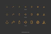 Outdoor Adventure Icon Font, a Symbol Font by Wes Franklin (Thumbnail 2 of 4)