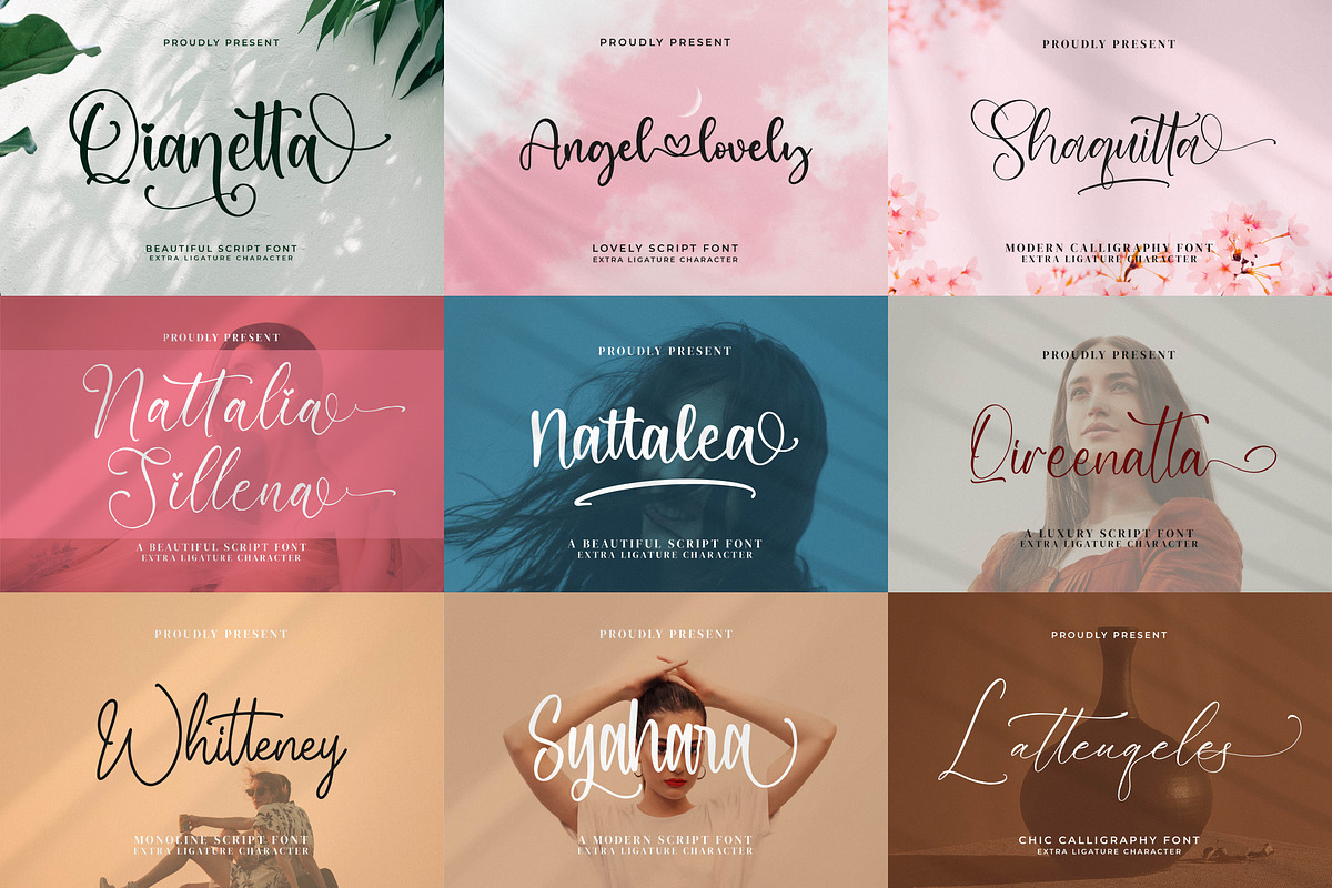 Beautiful and Lovely Font Bundles, a Font by Integritype Studio (Photo 7 of 9)