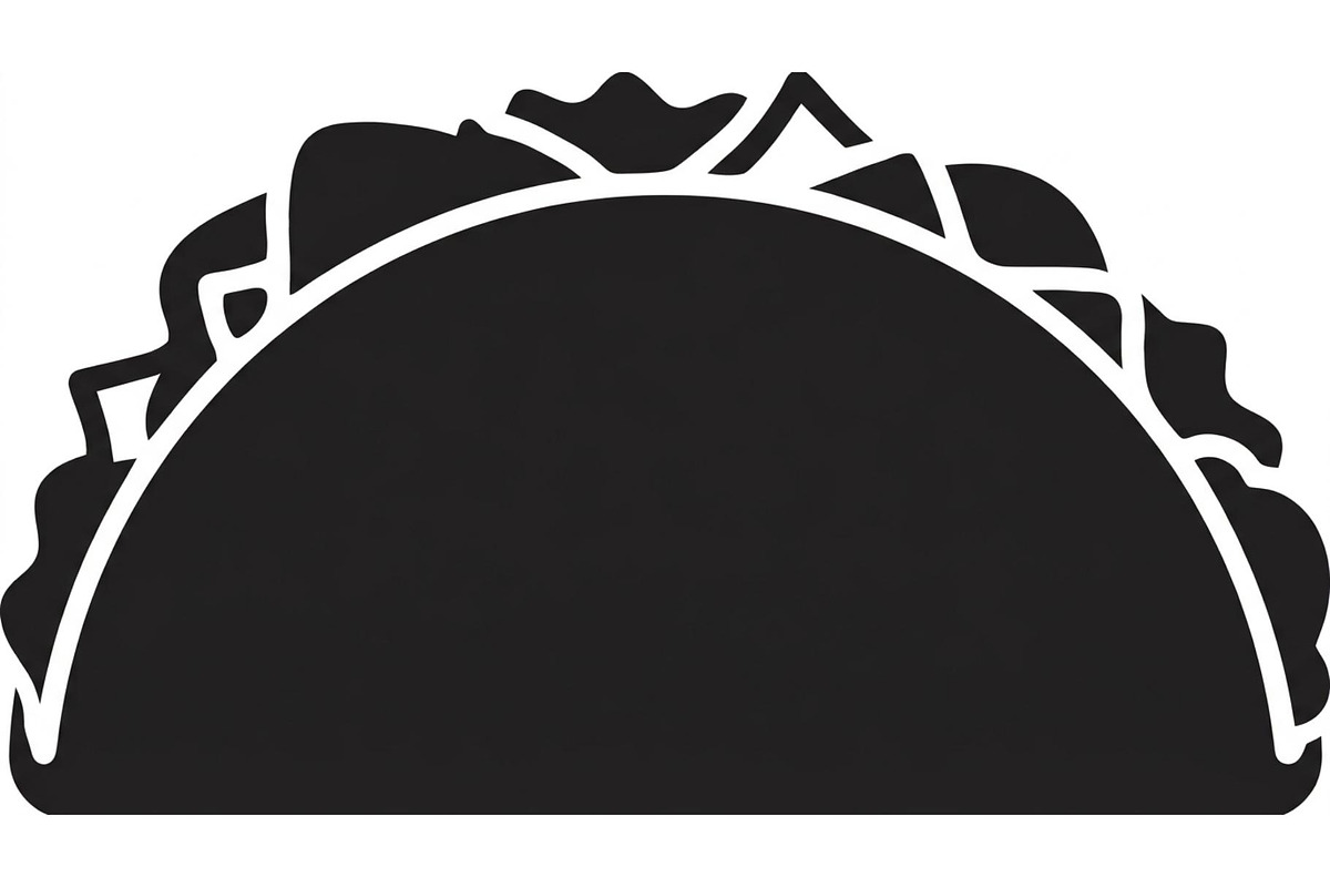 Stuffed Taco Silhouette Collection, an Object Graphic by Designer_Momina (Photo 2 of 3)