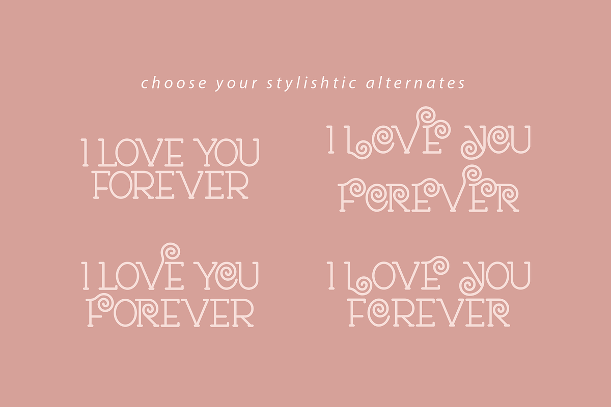 New Romantine ~ Romantic Font, a Font by Orenari (Photo 10 of 12)