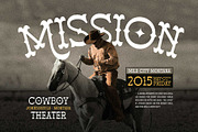 Blank Gunshot - Western Slab Serif, a Slab Serif Font by Novitype (Thumbnail 7 of 13)