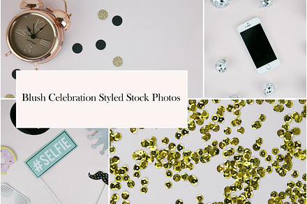Blush Celebration Styled Stock Photo, a Holiday Photo by Fempreneur Styled Stock