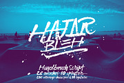 HajarBleh Brush Font, a Script Font by Kreasi Malam (Thumbnail 1 of 14)