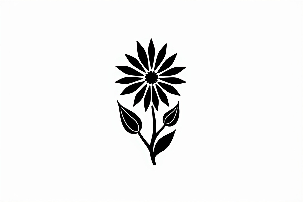 Floral Outline Vector Pack, an Illustration by yasushie (Photo 8 of 21)