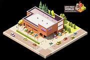 Vector isometric world map elements, an Object Illustration by tele52 (Thumbnail 24 of 39)