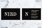 Benord - Bold Elegant Serif, a Serif Font by Valentino Vergan (Thumbnail 8 of 14)