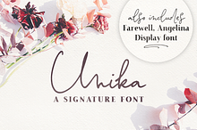 Unika Lite signature font