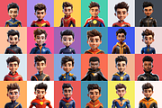 125 Animoji - Children Superhero, a Characters & Person 3D Model by Digital Blood (Thumbnail 4 of 9)