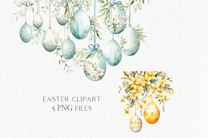 Easter egg border clipart