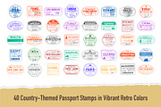 Vintage Travel Ticket & Stamp Pack, an Object Graphic by Lettering_Logo (Thumbnail 5 of 7)