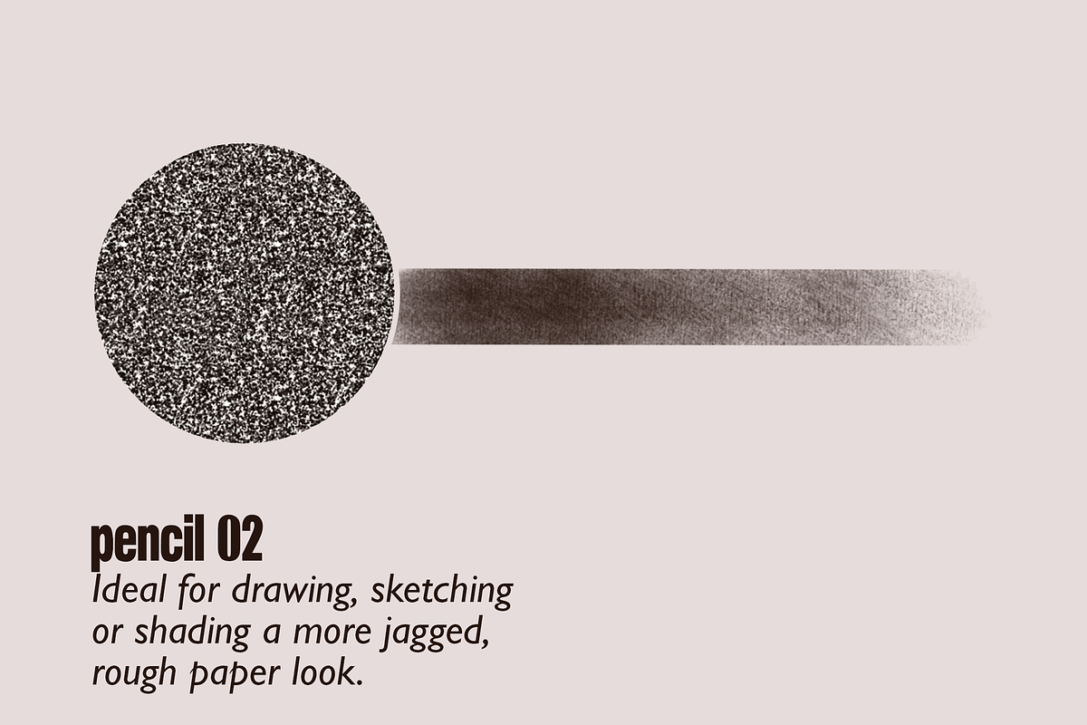 Lápis - Pencil Brushes for Procreate, a Brush Add-On by Unknown Art Guy Brushes (Photo 4 of 11)