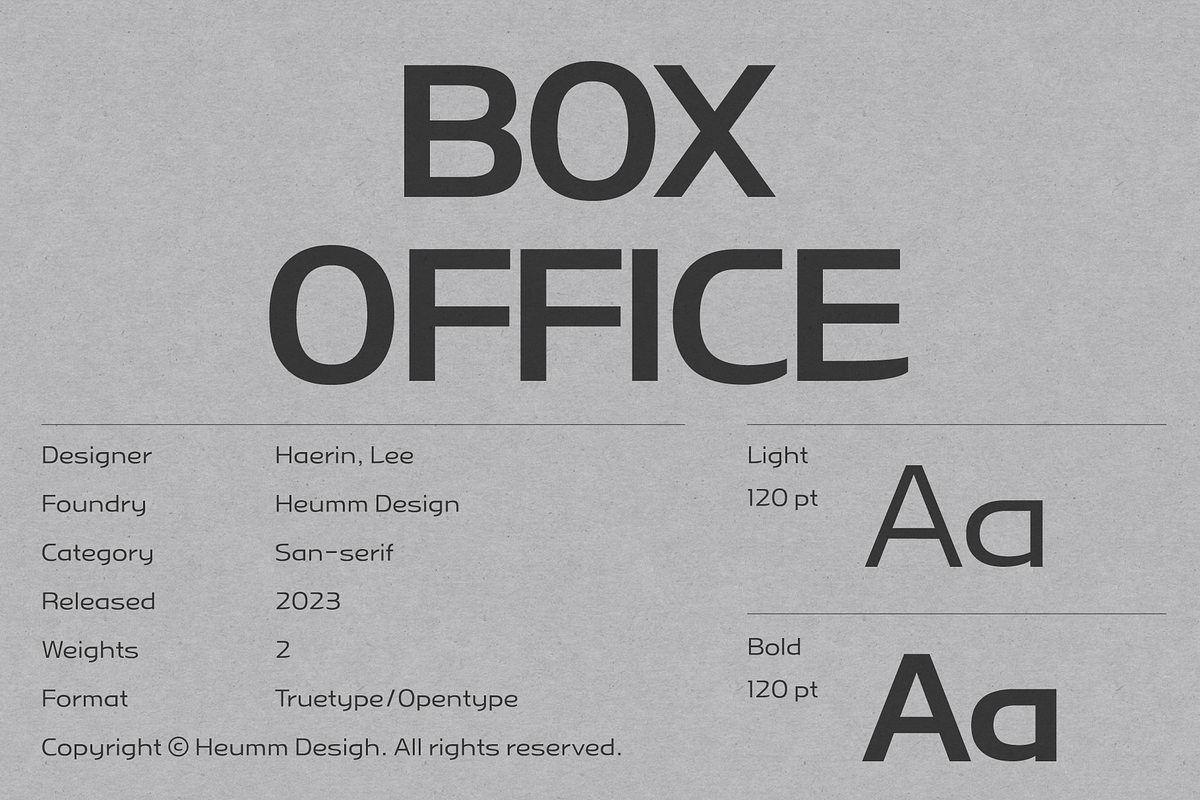 HU Specialmovie / 20% OFF, a Sans Serif Font by heummdesign (Photo 4 of 6)