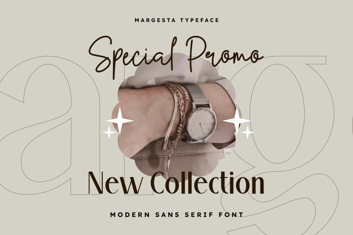 Margesta | Elegant Modern Sans, a Sans Serif Font by Masyafi Studio (Photo 7 of 8)