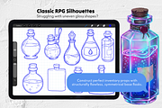 Potion & Poison Bottles Stamps, a Brush Add-On by Selentaori Studio (Thumbnail 5 of 12)