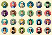 108 flat round avatar icons, an Icon by Gurza SHOP (Thumbnail 3 of 5)