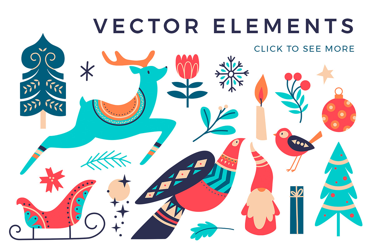 Nordland Scandinavian Vector Set, an Object Graphic by Beauty Drops (Photo 2 of 8)