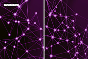10 Glowing Network Grid Background, a Background Graphic by Partikusi Design (Thumbnail 2 of 3)