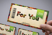 Food Event Gift Voucher, a Card Template by Tzochko (Thumbnail 3 of 3)