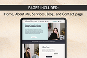 Coaching Wix Website Template, a Wix Template by Mindful Digital Co. (Thumbnail 3 of 10)